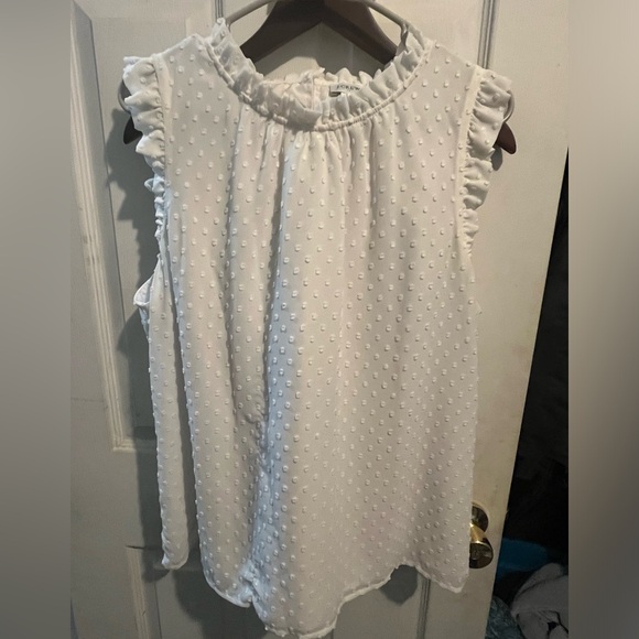 J. Crew Tops - White Jcrew tank blouse